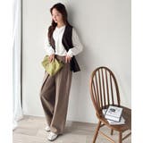 デコルテ美人。着映えVネックシンプルリブニット(長袖) | Classical Elf | 詳細画像16