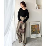 デコルテ美人。着映えVネックシンプルリブニット(長袖) | Classical Elf | 詳細画像26