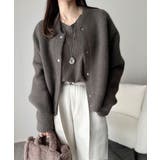 デコルテ美人。着映えVネックシンプルリブニット(長袖) | Classical Elf | 詳細画像29