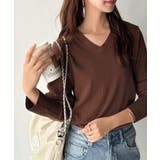 デコルテ美人。着映えVネックシンプルリブニット(長袖) | Classical Elf | 詳細画像47