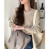 デコルテ美人。着映えVネックシンプルリブニット(長袖) | Classical Elf | 詳細画像52