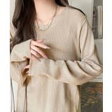 デコルテ美人。着映えVネックシンプルリブニット(長袖) | Classical Elf | 詳細画像53