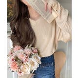 デコルテ美人。着映えVネックシンプルリブニット(長袖) | Classical Elf | 詳細画像54