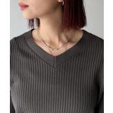 デコルテ美人。着映えVネックシンプルリブニット(長袖) | Classical Elf | 詳細画像58