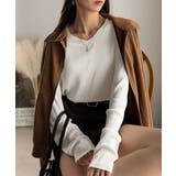 デコルテ美人。着映えVネックシンプルリブニット(長袖) | Classical Elf | 詳細画像4