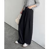 たっぽりシルエットに一目ぼれ。。3タックコクーンシルエットダンボール素材ワイドパ… | Classical Elf  | 詳細画像1 