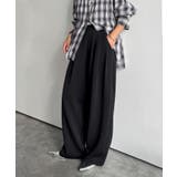 たっぽりシルエットに一目ぼれ。。3タックコクーンシルエットダンボール素材ワイドパ… | Classical Elf  | 詳細画像4 