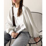 シルエットで差が付く、綺麗めスタイルの完成形◎袖先ボタンボリュームスリーブトップ… | Classical Elf  | 詳細画像6 