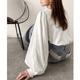 シルエットで差が付く、綺麗めスタイルの完成形◎袖先ボタンボリュームスリーブトップ… | Classical Elf  | 詳細画像10 