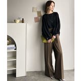 シルエットで差が付く、綺麗めスタイルの完成形◎袖先ボタンボリュームスリーブトップ… | Classical Elf  | 詳細画像14 