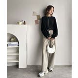 シルエットで差が付く、綺麗めスタイルの完成形◎袖先ボタンボリュームスリーブトップ… | Classical Elf  | 詳細画像17 