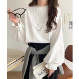 シーズンを彩るニュアンスカラー。キャンディスリーブカットジョーゼットブラウス | Classical Elf | 詳細画像6