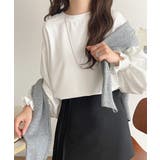 シーズンを彩るニュアンスカラー。キャンディスリーブカットジョーゼットブラウス | Classical Elf | 詳細画像7