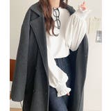 シーズンを彩るニュアンスカラー。キャンディスリーブカットジョーゼットブラウス | Classical Elf | 詳細画像10