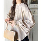 シーズンを彩るニュアンスカラー。キャンディスリーブカットジョーゼットブラウス | Classical Elf | 詳細画像27