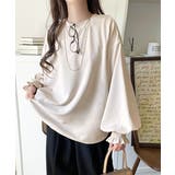 シーズンを彩るニュアンスカラー。キャンディスリーブカットジョーゼットブラウス | Classical Elf | 詳細画像30