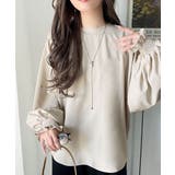 シーズンを彩るニュアンスカラー。キャンディスリーブカットジョーゼットブラウス | Classical Elf | 詳細画像31