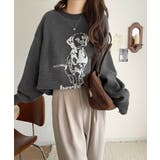 着心地抜群!大人かわいいスタイルに♪ダブルジャガード配色ダルメシアン柄ニット | Classical Elf | 詳細画像18