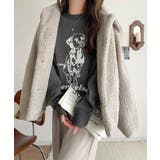 着心地抜群!大人かわいいスタイルに♪ダブルジャガード配色ダルメシアン柄ニット | Classical Elf | 詳細画像19