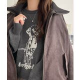 着心地抜群!大人かわいいスタイルに♪ダブルジャガード配色ダルメシアン柄ニット | Classical Elf | 詳細画像22