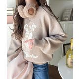 着心地抜群!大人かわいいスタイルに♪ダブルジャガード配色ダルメシアン柄ニット | Classical Elf | 詳細画像24