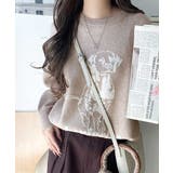 着心地抜群!大人かわいいスタイルに♪ダブルジャガード配色ダルメシアン柄ニット | Classical Elf | 詳細画像28