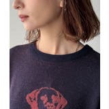 着心地抜群!大人かわいいスタイルに♪ダブルジャガード配色ダルメシアン柄ニット | Classical Elf | 詳細画像40