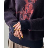 着心地抜群!大人かわいいスタイルに♪ダブルジャガード配色ダルメシアン柄ニット | Classical Elf | 詳細画像41