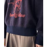 着心地抜群!大人かわいいスタイルに♪ダブルジャガード配色ダルメシアン柄ニット | Classical Elf | 詳細画像42