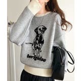 着心地抜群!大人かわいいスタイルに♪ダブルジャガード配色ダルメシアン柄ニット | Classical Elf | 詳細画像4