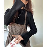 袖にキュン♪大人女子の旬顔トップス。ランダムリブ袖フレアモックネックプルオーバー… | Classical Elf  | 詳細画像12 