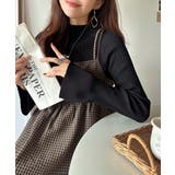 袖にキュン♪大人女子の旬顔トップス。ランダムリブ袖フレアモックネックプルオーバー… | Classical Elf  | 詳細画像13 