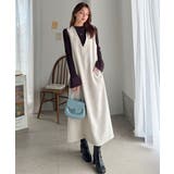 袖にキュン♪大人女子の旬顔トップス。ランダムリブ袖フレアモックネックプルオーバー… | Classical Elf  | 詳細画像30 