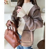 袖にキュン♪大人女子の旬顔トップス。ランダムリブ袖フレアモックネックプルオーバー… | Classical Elf  | 詳細画像39 