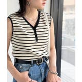 着回し力抜群!ストレッチが効いた前後2Way配色ニットリブタンク | Classical Elf | 詳細画像33