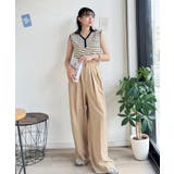 着回し力抜群!ストレッチが効いた前後2Way配色ニットリブタンク | Classical Elf | 詳細画像39