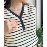 着回し力抜群!ストレッチが効いた前後2Way配色ニットリブタンク | Classical Elf | 詳細画像40