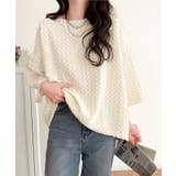 凹凸がコーデを上品に彩る♪前後差フクレジャガードドロストプルオーバー (半袖) | Classical Elf  | 詳細画像6 