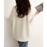 凹凸がコーデを上品に彩る♪前後差フクレジャガードドロストプルオーバー (半袖) | Classical Elf  | 詳細画像7 