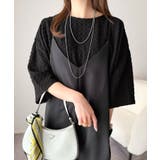 凹凸がコーデを上品に彩る♪前後差フクレジャガードドロストプルオーバー (半袖) | Classical Elf  | 詳細画像17 