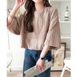 凹凸がコーデを上品に彩る♪前後差フクレジャガードドロストプルオーバー (半袖) | Classical Elf  | 詳細画像30 