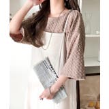 凹凸がコーデを上品に彩る♪前後差フクレジャガードドロストプルオーバー (半袖) | Classical Elf  | 詳細画像32 