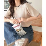 遊び心くすぐる、大人のプチ配色。袖先配色リブニット(半袖) | Classical Elf  | 詳細画像11 