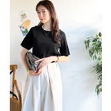 遊び心くすぐる、大人のプチ配色。袖先配色リブニット(半袖) | Classical Elf  | 詳細画像18 