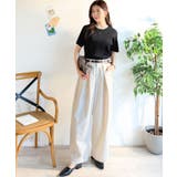 遊び心くすぐる、大人のプチ配色。袖先配色リブニット(半袖) | Classical Elf  | 詳細画像20 