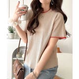 遊び心くすぐる、大人のプチ配色。袖先配色リブニット(半袖) | Classical Elf  | 詳細画像23 