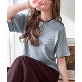 遊び心くすぐる、大人のプチ配色。袖先配色リブニット(半袖) | Classical Elf  | 詳細画像34 