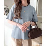 遊び心くすぐる、大人のプチ配色。袖先配色リブニット(半袖) | Classical Elf  | 詳細画像38 