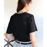 遊び心くすぐる、大人のプチ配色。袖先配色リブニット(半袖) | Classical Elf  | 詳細画像42 