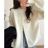 前も後ろも、ときめく一枚！ぽこぽこ素材×フリルで、大人可愛い。前後2way フク… | Classical Elf  | 詳細画像8 